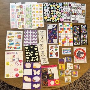 Vintage Sticker Bundle Mixed Lot